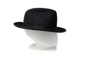 DOBBS~ Rare VTG~ Circa 50's 100% Wool Derby/Bowler/Fedora Hat Men's Sz 7 1/2 OBO